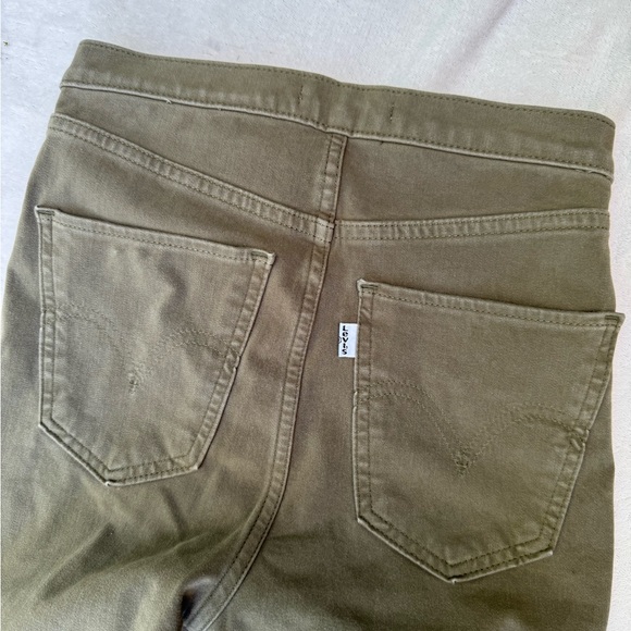 Levi's Women’s Olive Green Runaround Super Skinny High Rise Jeans Women XS - Picture 11 of 11